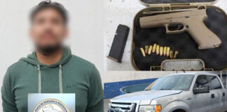 Detienen a presunto extorsionador tras amenazar con arma de fuego a taxista en Oaxaca de Juárez
