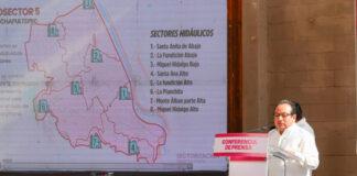 Anuncia Salomón Jara conclusión de trabajos en Macro Sector San Juan Chapultepec para la dotación de agua potable