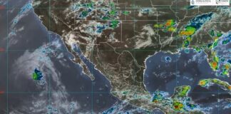 Se pronostican lluvias de fuertes a muy fuertes, en regiones de 15 estados de la República Mexicana