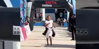 Ester Zárate, orgullo de la Mixteca: gana el Trail de las Culturas corriendo descalza