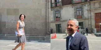 Llega Gabinete a Palacio Nacional; descartan “jalón de orejas” y niegan que se trate el tema de la visa de Andy López Beltrán