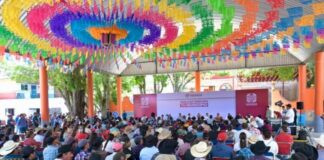 Con Trabajo que Transforma tu Municipio, Salomón Jara impulsa el desarrollo de Santiago Minas