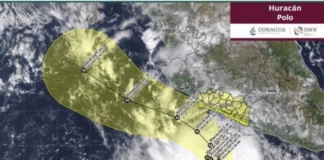 Huracán ‘Polo’ podría alcanzar categoría 5; dejará lluvias intensas en Guerrero, Oaxaca, Michoacán y Jalisco