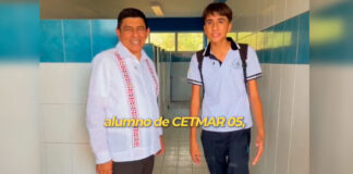 Brinda Salomón Jara respaldo para mejoras del Cetmar 05 de Salina Cruz