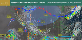 Prevén lluvias y tormentas vespertinas en Oaxaca; habrá oleaje elevado en la Costa