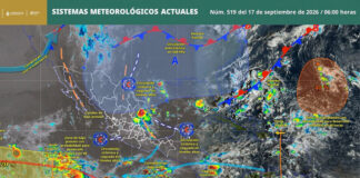 Prevén lluvias fuertes y descenso térmico en Oaxaca este jueves