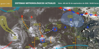 Prevén lluvias fuertes y tormentas eléctricas durante la tarde y noche en Oaxaca