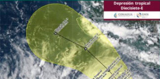 Depresión tropical Diecisiete-E: Polo podría convertirse en huracán categoría 3 frente a México