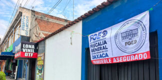Fiscalía y Marina realizan operativo en oficinas de organización sindical en Oaxaca