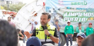 Jesús Romero encabeza intervención directa del gobierno estatal ante problemática de residuos en San Pedro Mixtepec