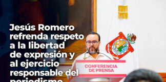 Jesús Romero refrenda respeto a la libertad de expresión y al ejercicio responsable del periodismo