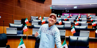 Nino Morales participa en sesión ordinaria del Senado durante la Glosa del Segundo Informe de Gobierno