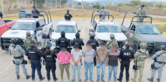 Cateo en San José del Peñasco deja cinco detenidos y asegura armas y drogas
