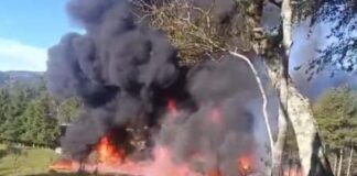 Fuerte explosión de pipa con combustible en Veracruz