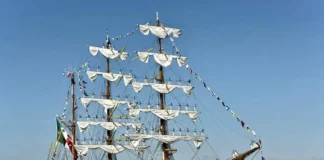 Buque Escuela Cuauhtémoc arriba a San Diego como parte de su recorrido