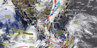 Prevén lluvias, tormentas y niebla densa en Oaxaca por frente frío y onda tropical
