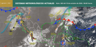Prevalecerán lluvias en algunas regiones y nieblas densas en zonas montañosas
