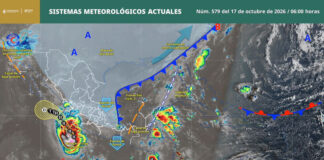 Frente frío número 2 provocará Norte intenso y lluvias