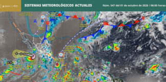 Prevén lluvias y tormentas en Oaxaca por frente frío y onda tropical 42