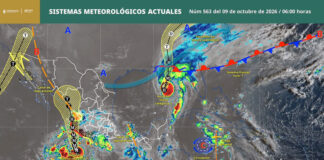 Prevén lluvias en Oaxaca; Jamiltepec, Pinotepa Nacional y Putla, entre las zonas con mayores acumulados