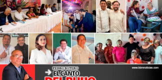 El politburó de Juchitán *“A río revuelto ganancia del politburó de Juchitán”. *Paz social en festividades de “Día de Muertos”: Jesús Romero. * Estefan y Vilma, firmes – Pedro Botero